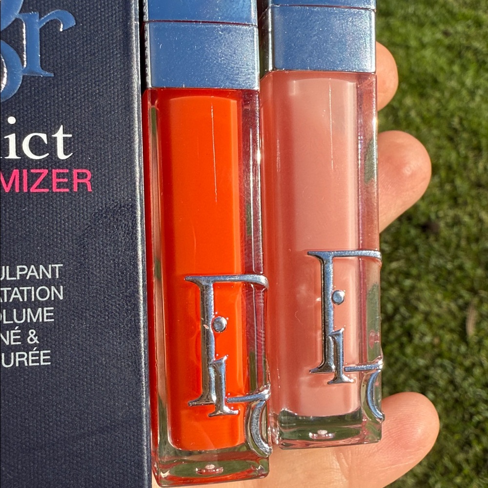 🌸New DIOR ADDICT 2 pcs Lip maximizer set 001 pink and 004 coral - Picture 3 of 6